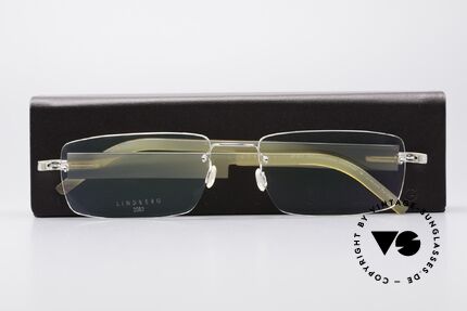 Lindberg T52 Horn Precious 18kt Solid White Gold, Size: medium, Made for Men