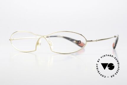 Bugatti 343 Odotype Men's Designer Vintage Frame, ergonomic metal frame with spring hinges, Made for Men