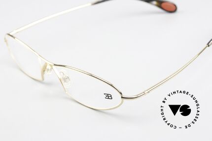 Bugatti 343 Odotype Men's Designer Vintage Frame, very special lens construction; TOP comfort, Made for Men