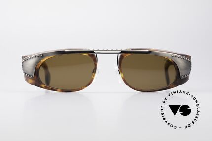 Neostyle Holiday 2002 Vintage Steampunk Sunglasses, spectacular frame construction (Industrial Style), Made for Men