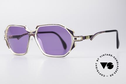 Cazal 361 Original 90's Sunglasses, glamorous combination of materials & colors; just fancy, Made for Women