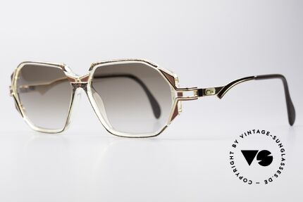 Cazal 361 Original Designer Sunglasses, glamorous combination of materials & colors; just fancy, Made for Women