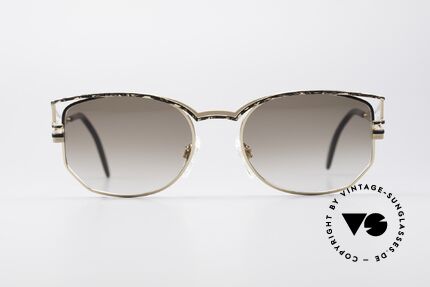 Cazal 289 Vintage 90's No Retro Shades, rare 1990's designer sunglasses with striking temples, Made for Women