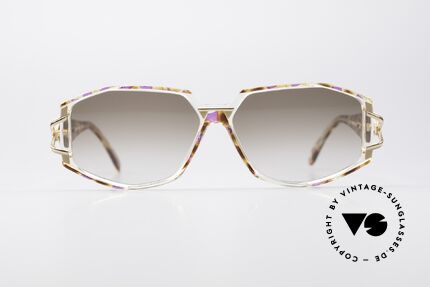 Cazal 368 Designer Shades Hip Hop Style, exciting design on the hinges of the arms; just unique, Made for Women