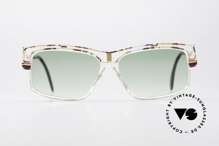 Cazal 365 90's Old School Hip Hop Shades, interesting combination of colors, form & materials, Made for Men and Women