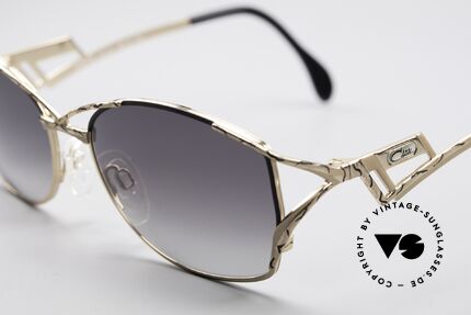 Cazal 284 Luxury Vintage Sunglasses 90's, Cazal describes the pattern as 'champagne/black', Made for Women