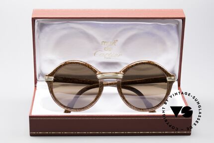 Cartier Cabriolet Round Luxury Shades, NO RETRO shades, but a precious old Cartier ORIGINAL, Made for Men and Women