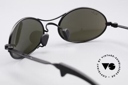 Ray Ban Orbs 9 Base Oval Blue Mirror B&L USA Shades, with BLUE-mirrored Bausch&Lomb B&L mineral lenses, Made for Men
