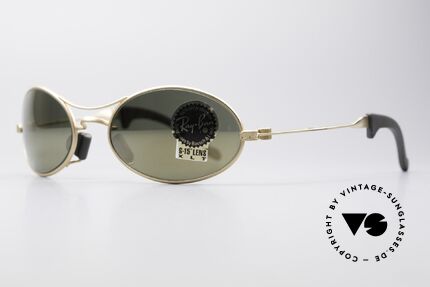 Ray Ban Orbs 9 Base Oval Gold Mirror B&L USA Shades, one of the last Ray Ban models, which B&L ever made, Made for Men