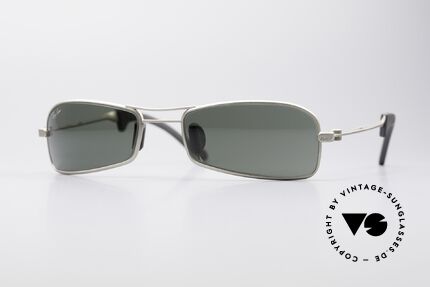 Ray Ban Orbs 9 Base Square G15 Green B&L USA Shades, futuristic sports designer sunglasses by Ray Ban; B&L, Made for Men