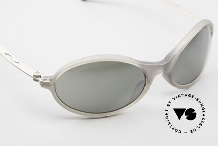 Ray Ban Orbs Oval Combo Silver Mirror B&L USA Shades, with silver-mirrored Bausch&Lomb B&L mineral lenses, Made for Men