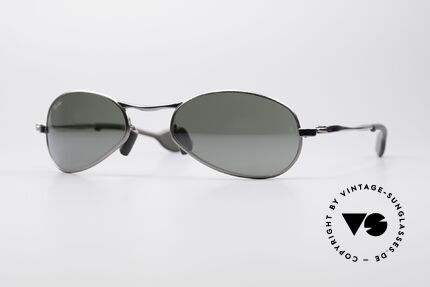 Ray Ban Orbs Oval Prophecy Silver Mirror B&L USA Shades, futuristic sports designer sunglasses by Ray Ban; B&L, Made for Men