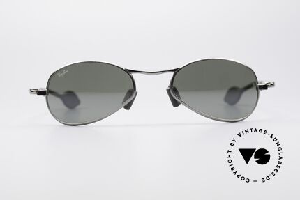 Ray Ban Orbs Oval Prophecy Silver Mirror B&L USA Shades, original vintage sunglasses from the late 1990's, USA, Made for Men