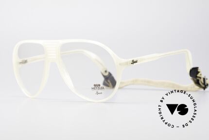 Metzler 0102 True Vintage 80's Sports Specs, durable plastic frame (flexible & top wearing  comfort), Made for Men