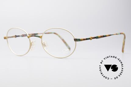 Cazal 1114 - Point 2 Round Vintage Eyeglasses, plain design with clear and pures lines; just timeless!, Made for Men and Women