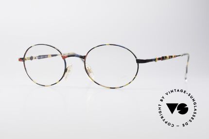 Cazal 1114 - Point 2 Round Oval Vintage Frame, vintage glasses of the Cazal 'Point 2' series from 1999, Made for Men and Women
