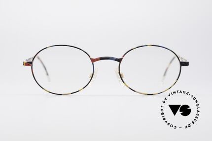 Cazal 1114 - Point 2 Round Oval Vintage Frame, CAZAL.2 was the 'more discreet' collection by CAZAL, Made for Men and Women