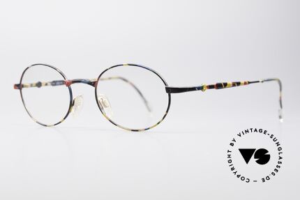 Cazal 1114 - Point 2 Round Oval Vintage Frame, plain design with clear and pures lines; just timeless!, Made for Men and Women