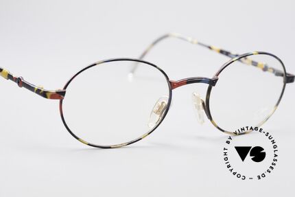 Cazal 1114 - Point 2 Round Oval Vintage Frame, never used (like all our vintage Cazal designer eyewear), Made for Men and Women