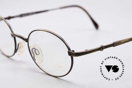 Cazal 1114 - Point 2 Oval Vintage Eyeglass Frame, plain design with clear and pures lines; just timeless!, Made for Men and Women