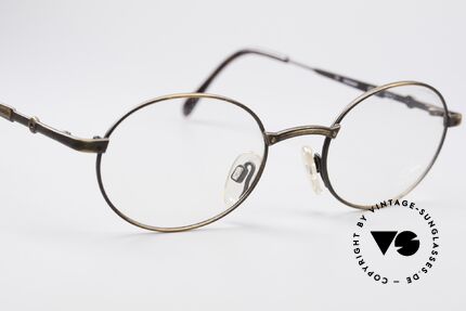 Cazal 1114 - Point 2 Oval Vintage Eyeglass Frame, lightweight frame (16g only), 1st class wearing comfort, Made for Men and Women