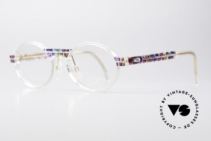 Cazal 510 Crystal Limited Vintage Glasses, special edition with crystal clear frame - truly unique!, Made for Men and Women
