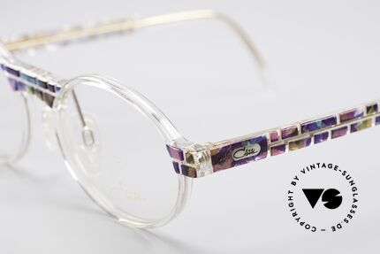 Cazal 510 Crystal Limited Vintage Glasses, fantastic combination of shape, colors and materials, Made for Men and Women