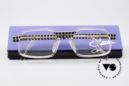 Cazal 511 Crystal Limited Edition Frame, demo lenses can be replaced with optical (sun)lenses, Made for Men and Women