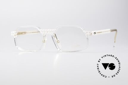 Cazal 511 Crystal Limited Edition Glasses, rare Cazal vintage glasses of the Crystal 500's Series, Made for Men and Women