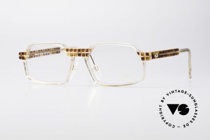 Cazal 511 Crystal Limited Edition Cazal, rare Cazal vintage glasses of the Crystal 500's Series, Made for Men and Women