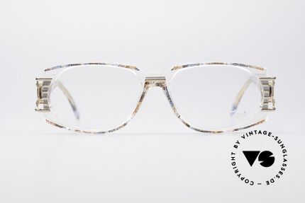 Cazal 372 Ultra Rare HipHop Vintage Frame, terrific / stunning color concept: pistache mulitcolor / clear, Made for Men and Women