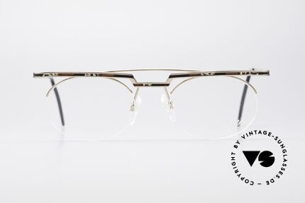 Cazal 758 Original 90s Vintage Glasses, great geometrical play (oval & square, at the same time), Made for Men and Women