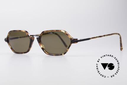 Cazal 1302 - Point 2 Original 90's Sunglasses, delicate combination of materials and shape (octagonal), Made for Men and Women