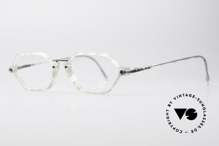Cazal 1302 - Point 2 Octagonal 90's Eyeglasses, delicate combination of materials and shape (octagonal), Made for Men and Women