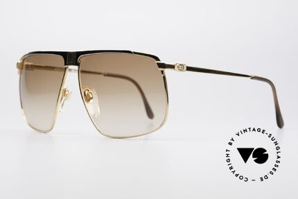 Gucci GG40 22kt Gold-Plated Sunglasses, with the famous Gucci symbol (2 connected stirrups), Made for Men