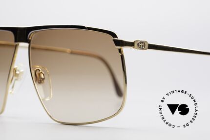 Gucci GG40 22kt Gold-Plated Sunglasses, unworn, NOS (like all our vintage Gucci sunglasses), Made for Men