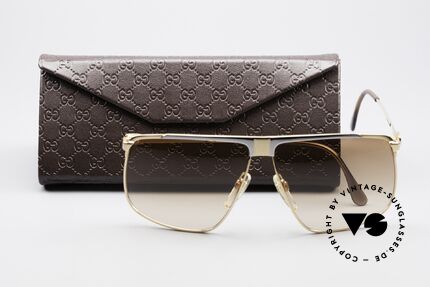 Gucci sunglasses gold plated hotsell