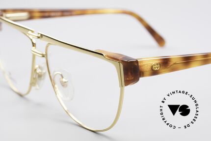 Gucci 2320 Luxury Designer Glasses 80's, unworn, NOS (like all our vintage Gucci eyeglasses), Made for Men and Women
