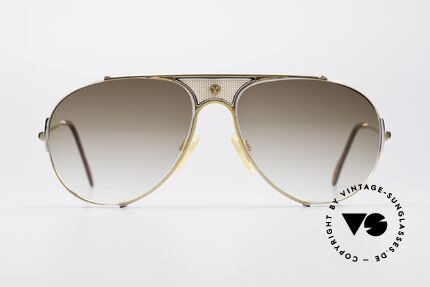 St. Moritz 401 Rare XL Jupiter Sunglasses, designer shades with JUPITER symbol on the middle part, Made for Men