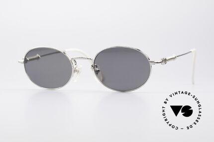 Jean Paul Gaultier 55-6101 Polarized Oval Sunglasses, oval J.P. Gaultier vintage sunglasses from 1996, Made for Men and Women