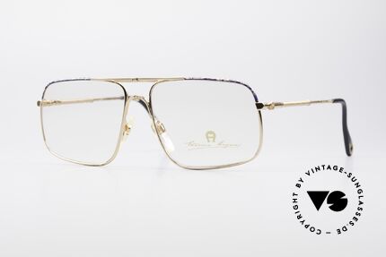 Aigner EA23 Rare 80's Vintage Eyeglasses, Etienne Aigner vintage designer glasses of the 80s, Made for Men