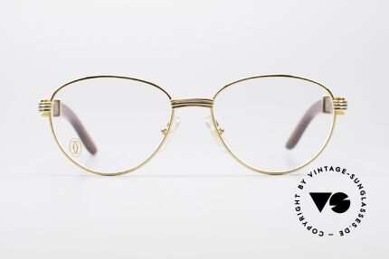 Glasses Cartier Auteuil Precious Wood Panto Glasses