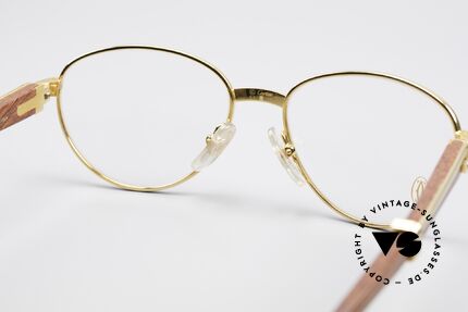 Cartier Auteuil Precious Wood Panto Glasses, 'panto' gold-plated frame, pure luxury lifestyle, vertu, Made for Men and Women