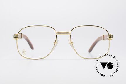 Cartier Monceau Bubinga Precious Wood Glasses, made of African BUBINGA WOOD in size 53°18, 135, Made for Men and Women