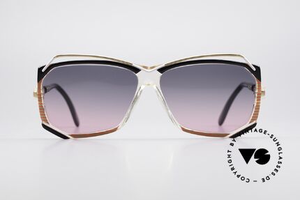 Cazal 188 Vintage Sunglasses Ladies, artistic frame with many fancy details - true vintage!, Made for Women
