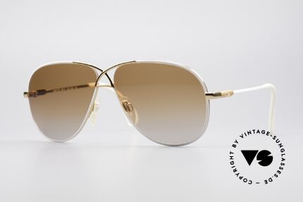 Cazal 728 Vintage Aviator Sunglasses, legendary aviator design from the 80's by Cazal, Made for Men and Women