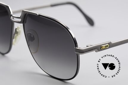 Cazal 710 Ultra Rare 80's Sunglasses, a kind of "anthracite metallic" & gray-gradient lenses, Made for Men