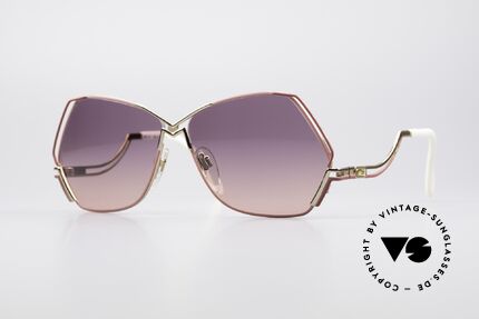 Cazal 226 Vintage Ladies Sunglasses, extraordinary CAZAL sunglasses with pentagonal lens, Made for Women