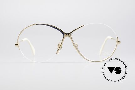 Cazal 228 80's Vintage Glasses Ladies, artistic curved frame (best W.Germany quality), Made for Women