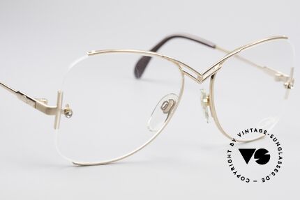 Cazal 221 Rimless 80's Eyeglass-Frame, new old stock (like all our W.Germany Cazal's frames), Made for Women